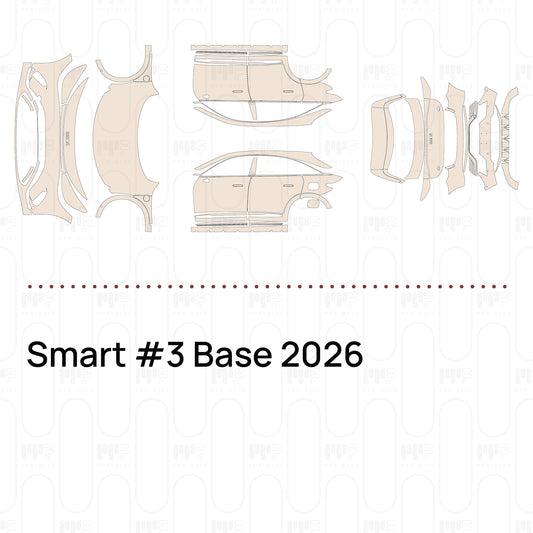 Pre-Cut PPF Smart #3 Base 2026