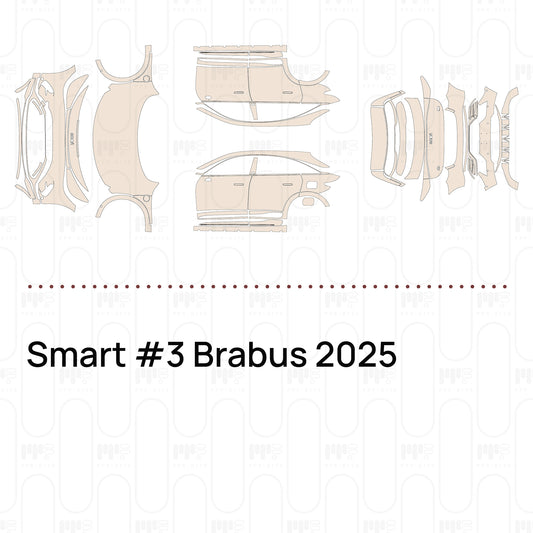 Pre-Cut PPF Smart #3 Brabus 2025