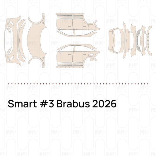 Pre-Cut PPF Smart #3 Brabus 2026