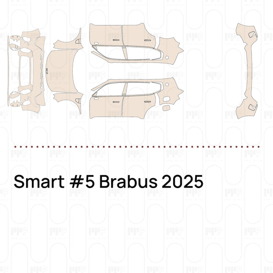 Pre-Cut PPF Smart #5 Brabus 2025