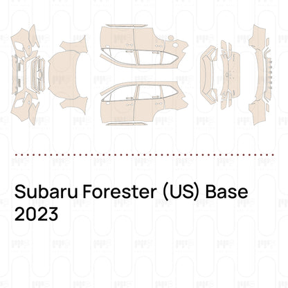 Pre-Cut PPF Subaru Forester (US) Base 2023