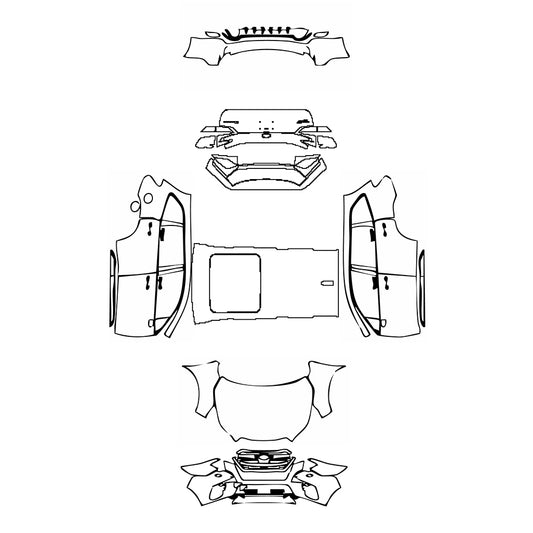 Pre-Cut PPF Subaru Forester (US) Base 2024 - PPF-Kits