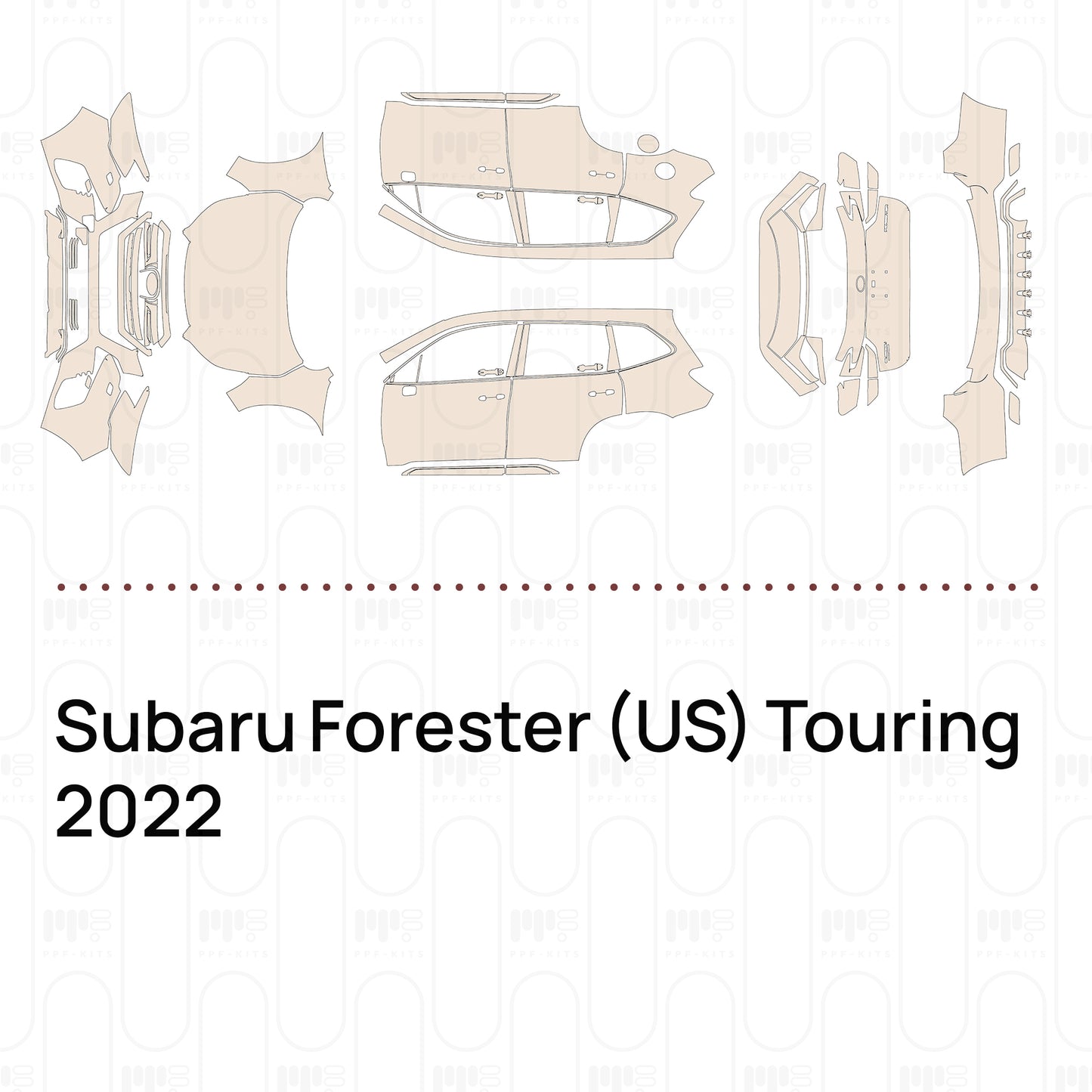 Pre-Cut PPF Subaru Forester (US) Touring 2022