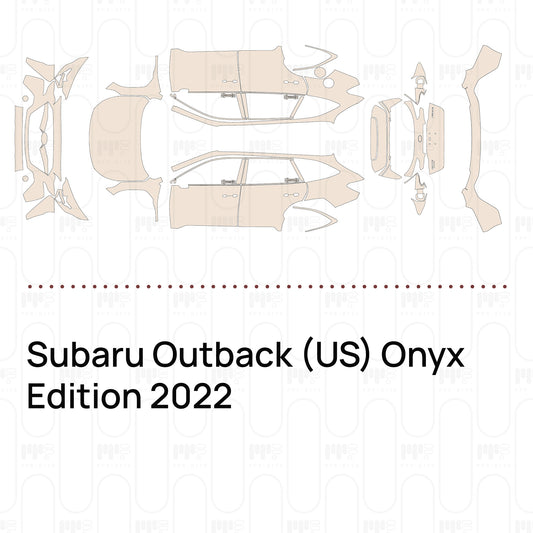 Pre-Cut PPF Subaru Outback (US) Onyx Edition 2022