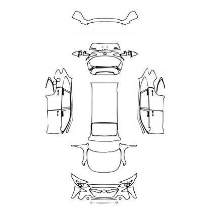Pre-Cut PPF Subaru Outback (US) Premium 2024 - PPF-Kits