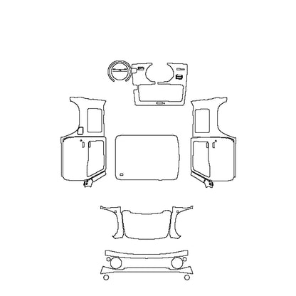 Pre-Cut PPF Suzuki Jimny 3Door 2020 - PPF-Kits