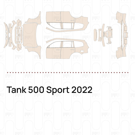 Tank 500 Sport 2022 – Pellicola protettiva PPF pretagliata