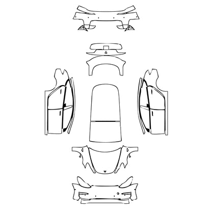 Pre-Cut PPF Tesla Model 3 2020 - PPF-Kits