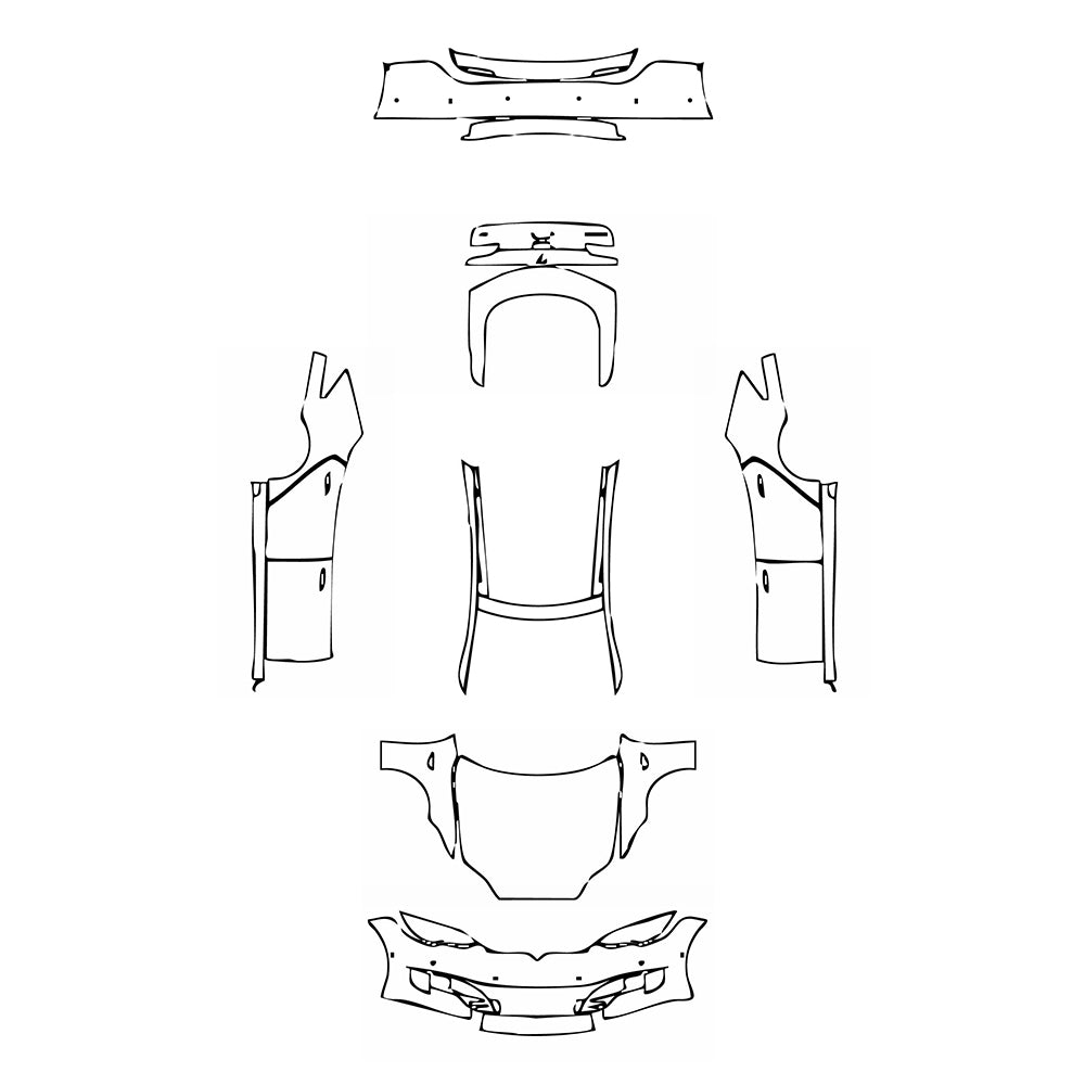 Pre-Cut PPF Tesla Model S 2020 - PPF-Kits