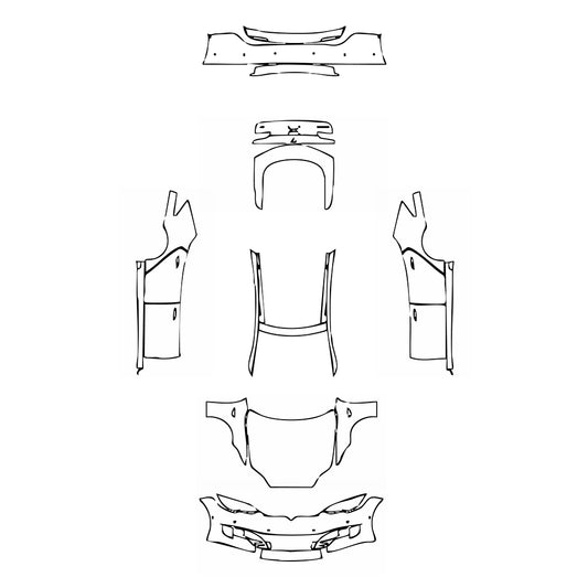 Pre-Cut PPF Tesla Model S 2020 - PPF-Kits