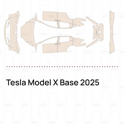 Pre-Cut PPF Tesla Model X Base 2025