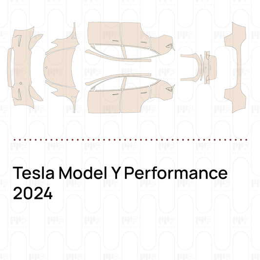 Pre-Cut PPF Tesla Model Y Performance 2024