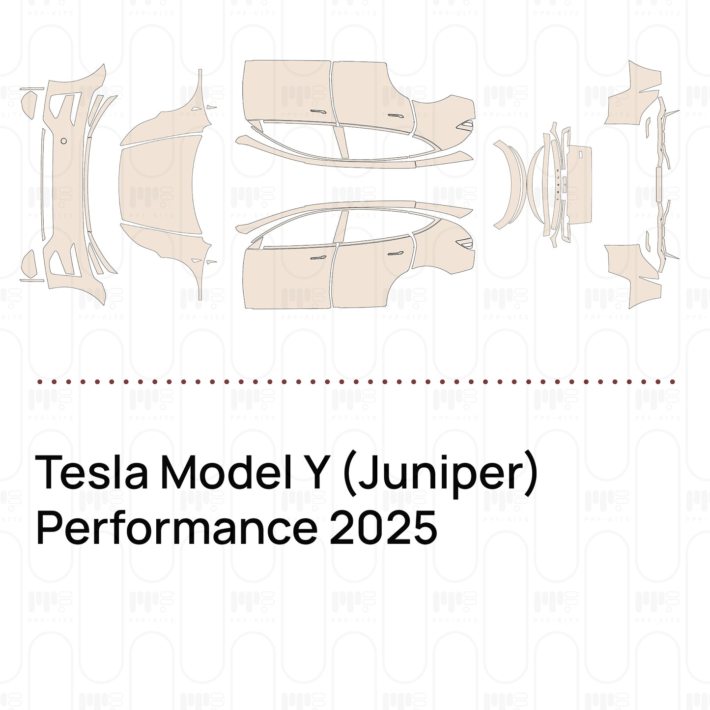 Pre-Cut PPF Tesla Model Y (Juniper) Performance 2025