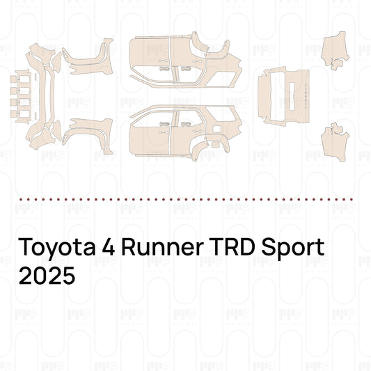 Pre-Cut PPF Toyota 4 Runner TRD Sport 2025