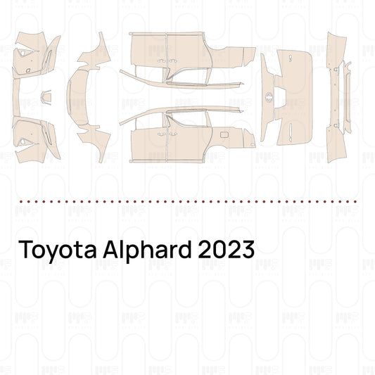 Pre-Cut PPF Toyota Alphard 2023