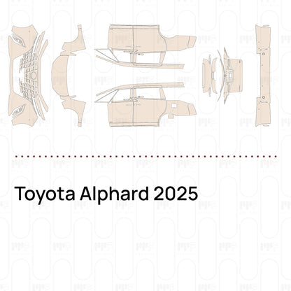 Pre-Cut PPF Toyota Alphard 2025