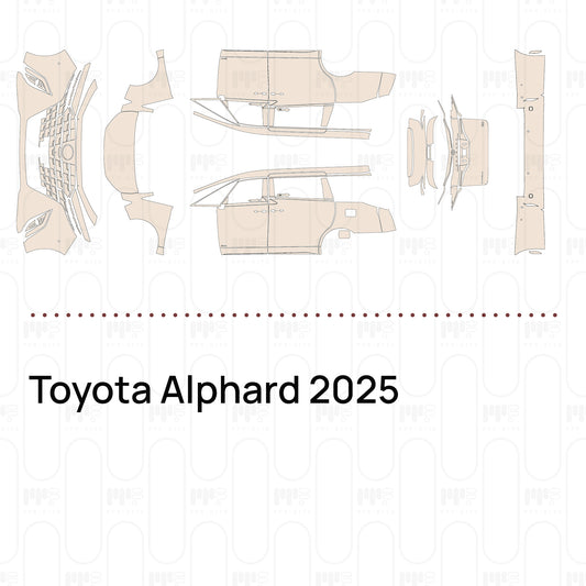 Pre-Cut PPF Toyota Alphard 2025