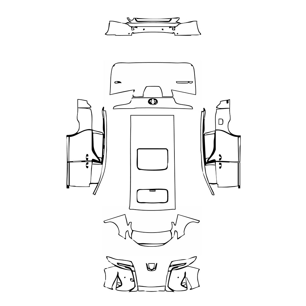 Pre-Cut PPF Toyota Alphard ALPHARD 2019 - PPF-Kits