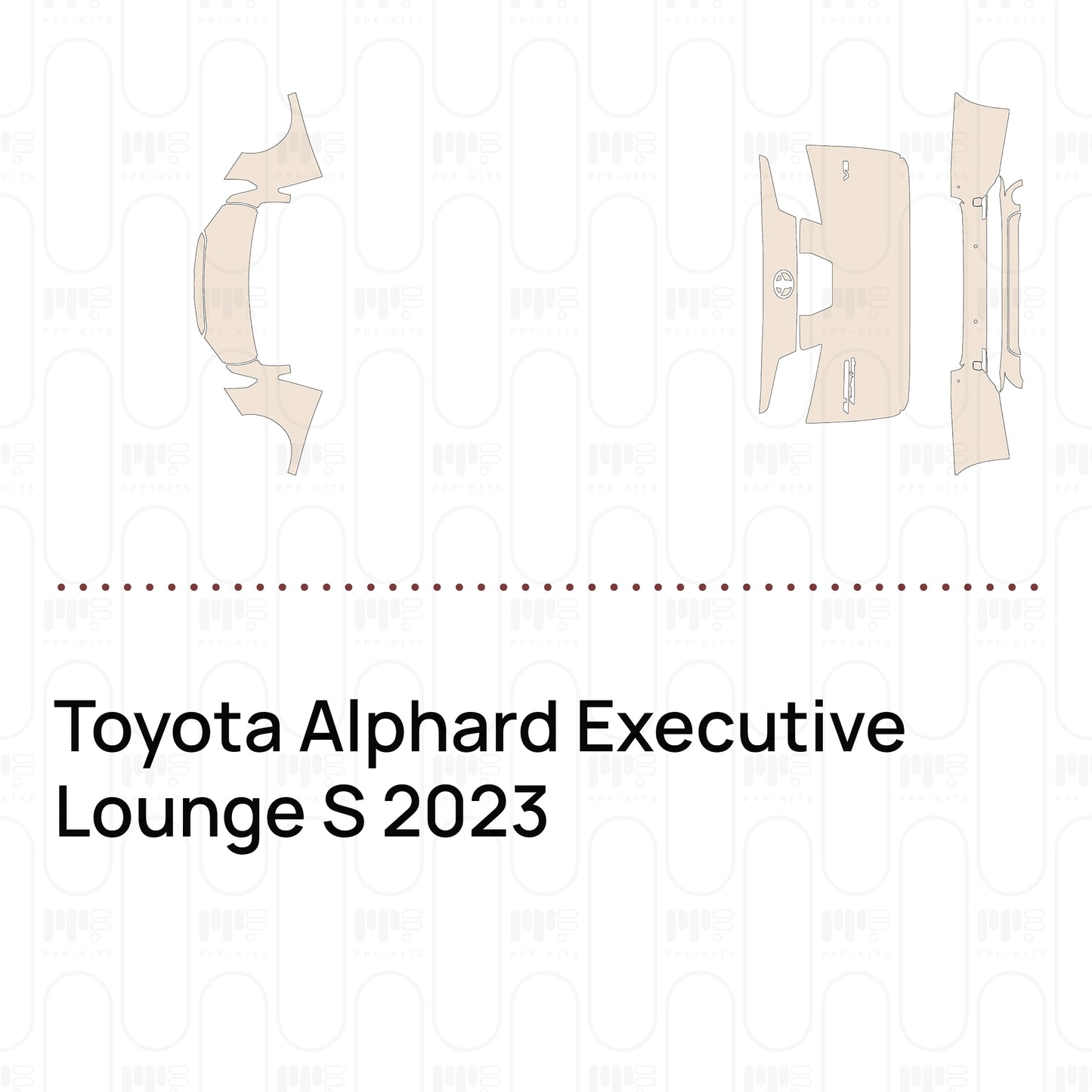 Pre-Cut PPF Toyota Alphard Executive Lounge S 2023