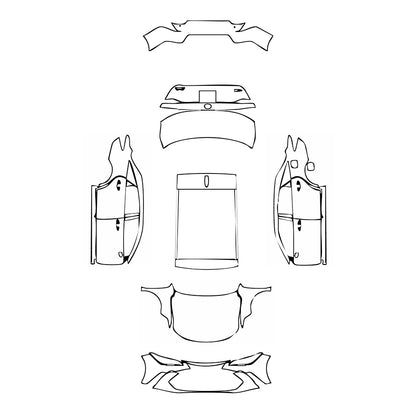 Pre-Cut PPF Toyota Avalon Luxury 2019 - PPF-Kits