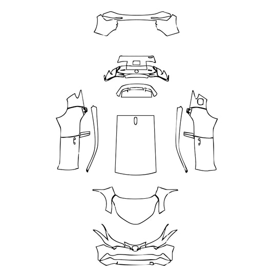 Pre-Cut PPF Toyota C-HR 2018 - PPF-Kits