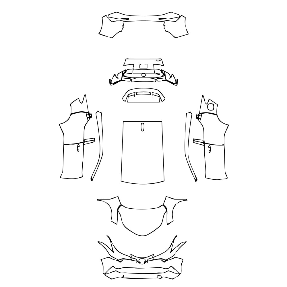Pre-Cut PPF Toyota C-HR 2020 - PPF-Kits
