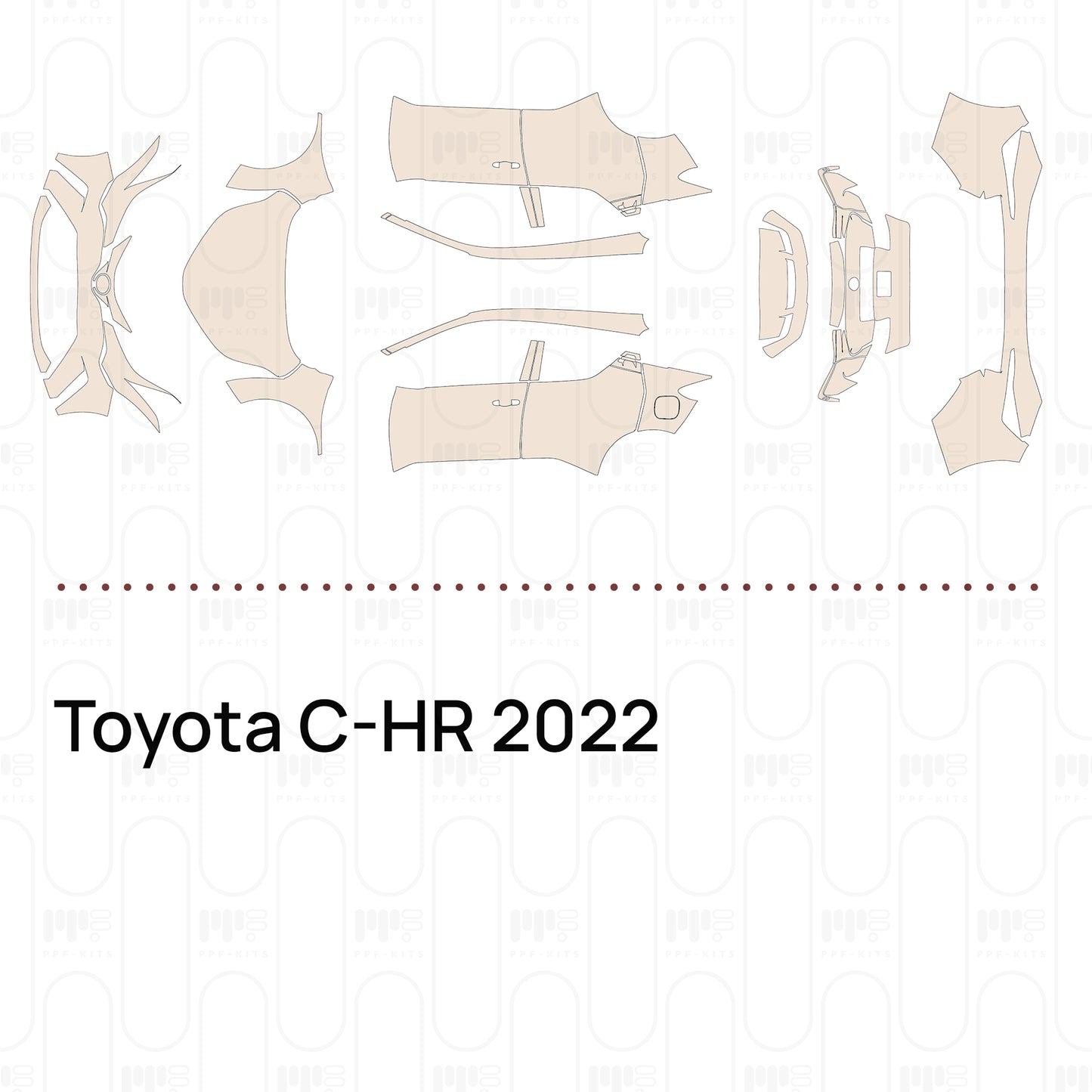 Pre-Cut PPF Toyota C-HR 2022