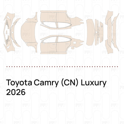 Pre-Cut PPF Toyota Camry (CN) Luxury 2026