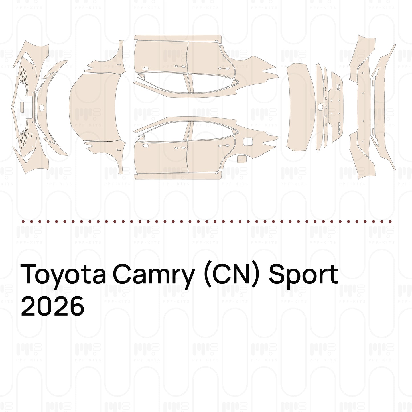 Pre-Cut PPF Toyota Camry (CN) Sport 2026
