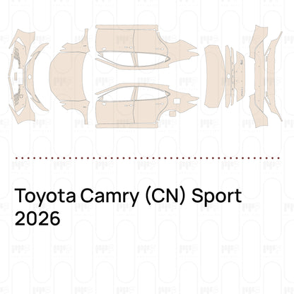 Pre-Cut PPF Toyota Camry (CN) Sport 2026