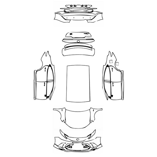 Pre-Cut PPF Toyota Camry (CN) Sport Plus 2024 - PPF-Kits
