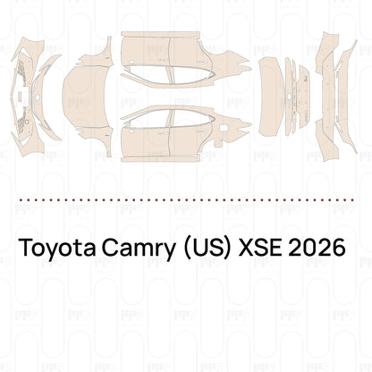 Pre-Cut PPF Toyota Camry (US) XSE 2026