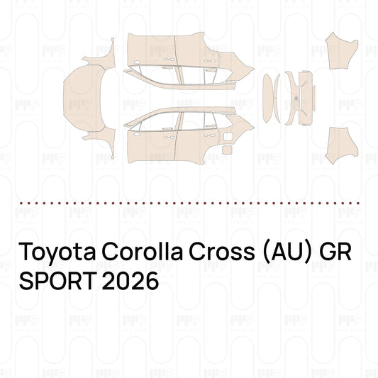 Pre-Cut PPF Toyota Corolla Cross (AU) GR SPORT 2026