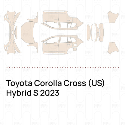 Pre-Cut PPF Toyota Corolla Cross (US) Hybrid S 2023