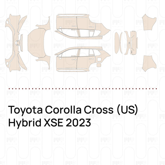 Pre-Cut PPF Toyota Corolla Cross (US) Hybrid XSE 2023
