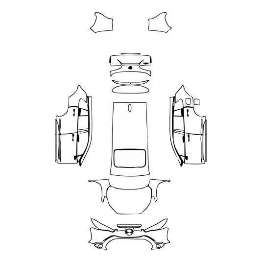 Pre-Cut PPF Toyota Corolla Cross (US) Hybrid XSE 2025 - PPF-Kits