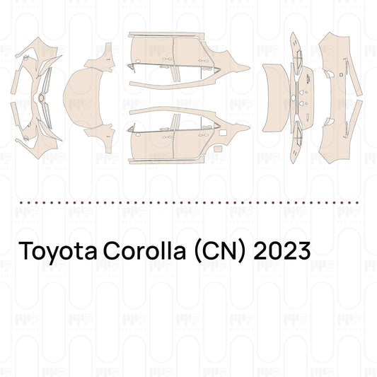 Pre-Cut PPF Toyota Corolla (CN) 2023