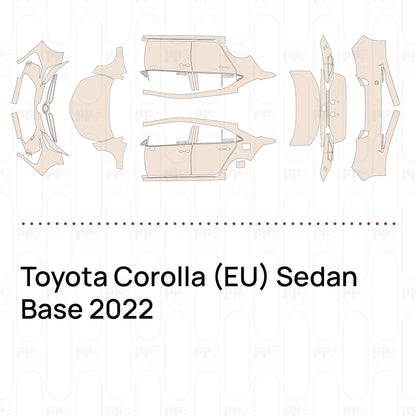 Pre-Cut PPF Toyota Corolla (EU) Sedan Base 2022