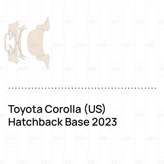 Pre-Cut PPF Toyota Corolla (US) Hatchback Base 2023