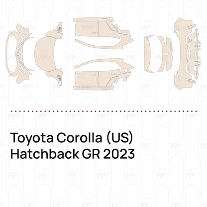 Pre-Cut PPF Toyota Corolla (US) Hatchback GR 2023