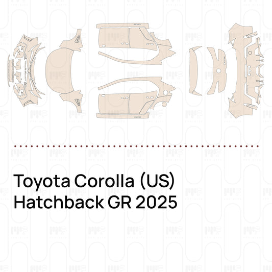 Pre-Cut PPF Toyota Corolla (US) Hatchback GR 2025