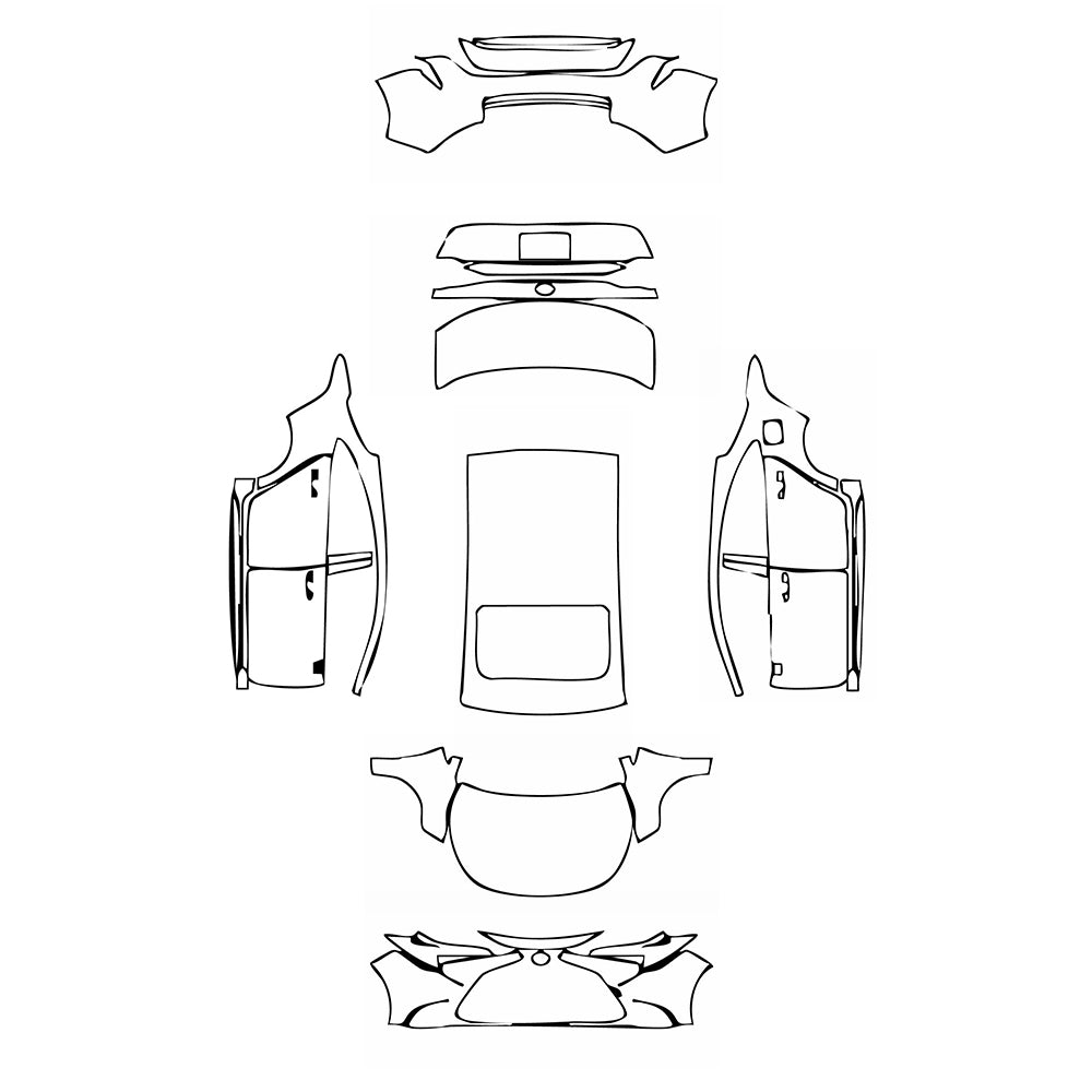 Pre-Cut PPF Toyota Corolla (US) Sedan Luxury 2024 - PPF-Kits