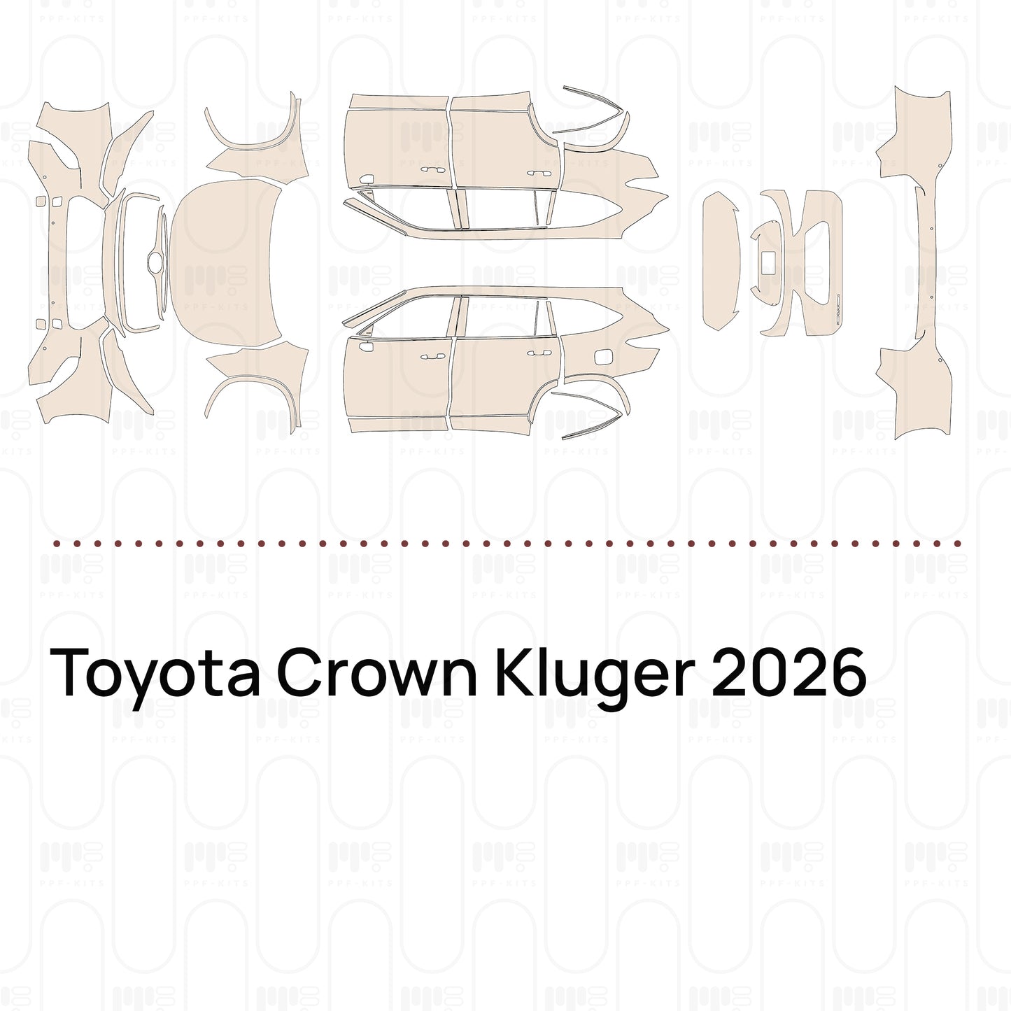 Pre-Cut PPF Toyota Crown Kluger 2026
