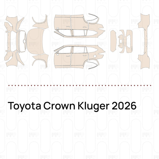 Pre-Cut PPF Toyota Crown Kluger 2026