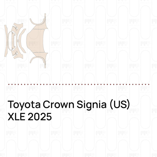 Pre-Cut PPF Toyota Crown Signia (US) XLE 2025