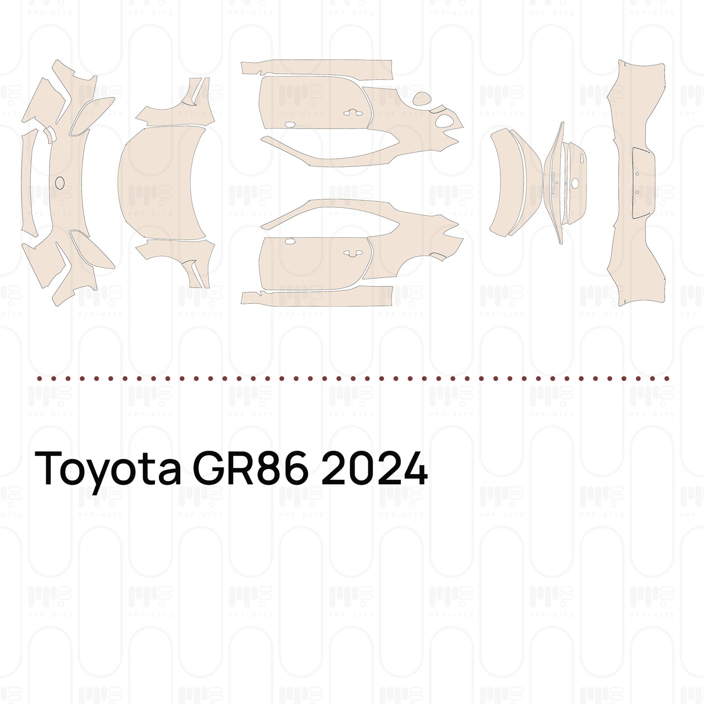 Pre-Cut PPF Toyota GR86 2024