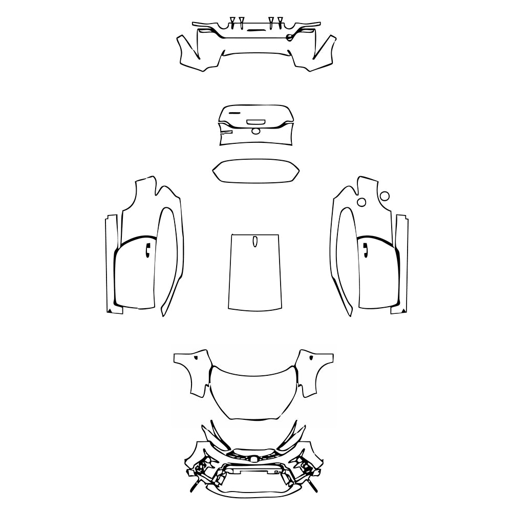 Pre-Cut PPF Toyota GR Yaris 2020 - PPF-Kits