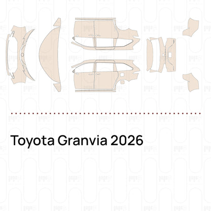 Pre-Cut PPF Toyota Granvia 2026
