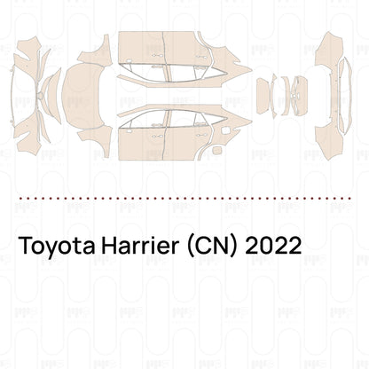 Pre-Cut PPF Toyota Harrier (CN) 2022