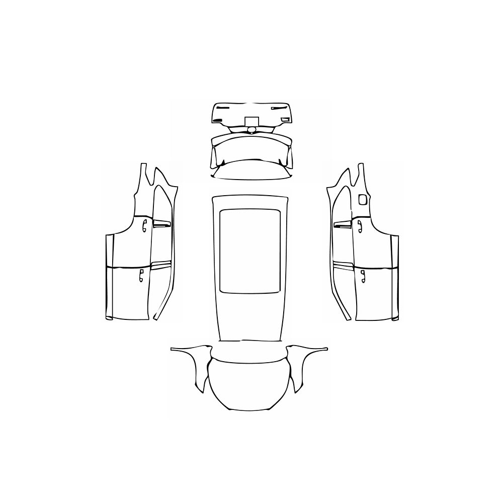 Pre-Cut PPF Toyota Highlander (CN) 2016 - PPF-Kits